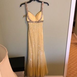 Yellow prom dress